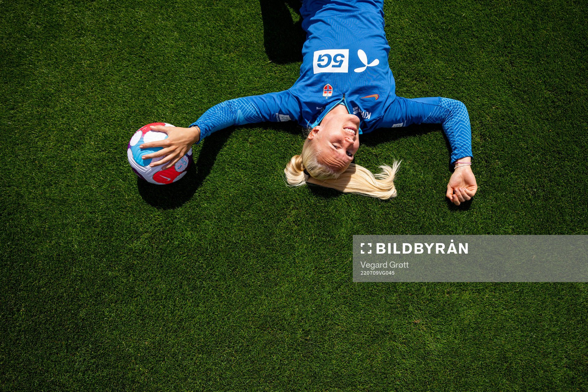 Maria Thorisdottir of the Norwegian national football team