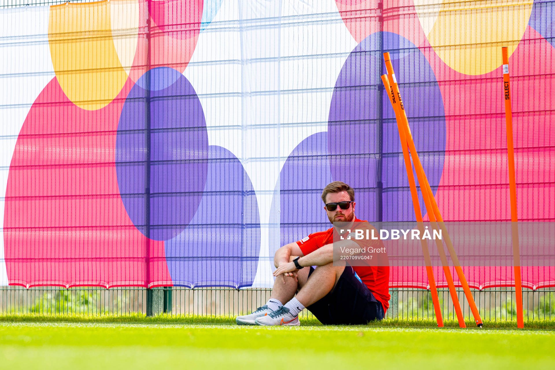 Fredrik Vold, analyst of the Norwegian national football