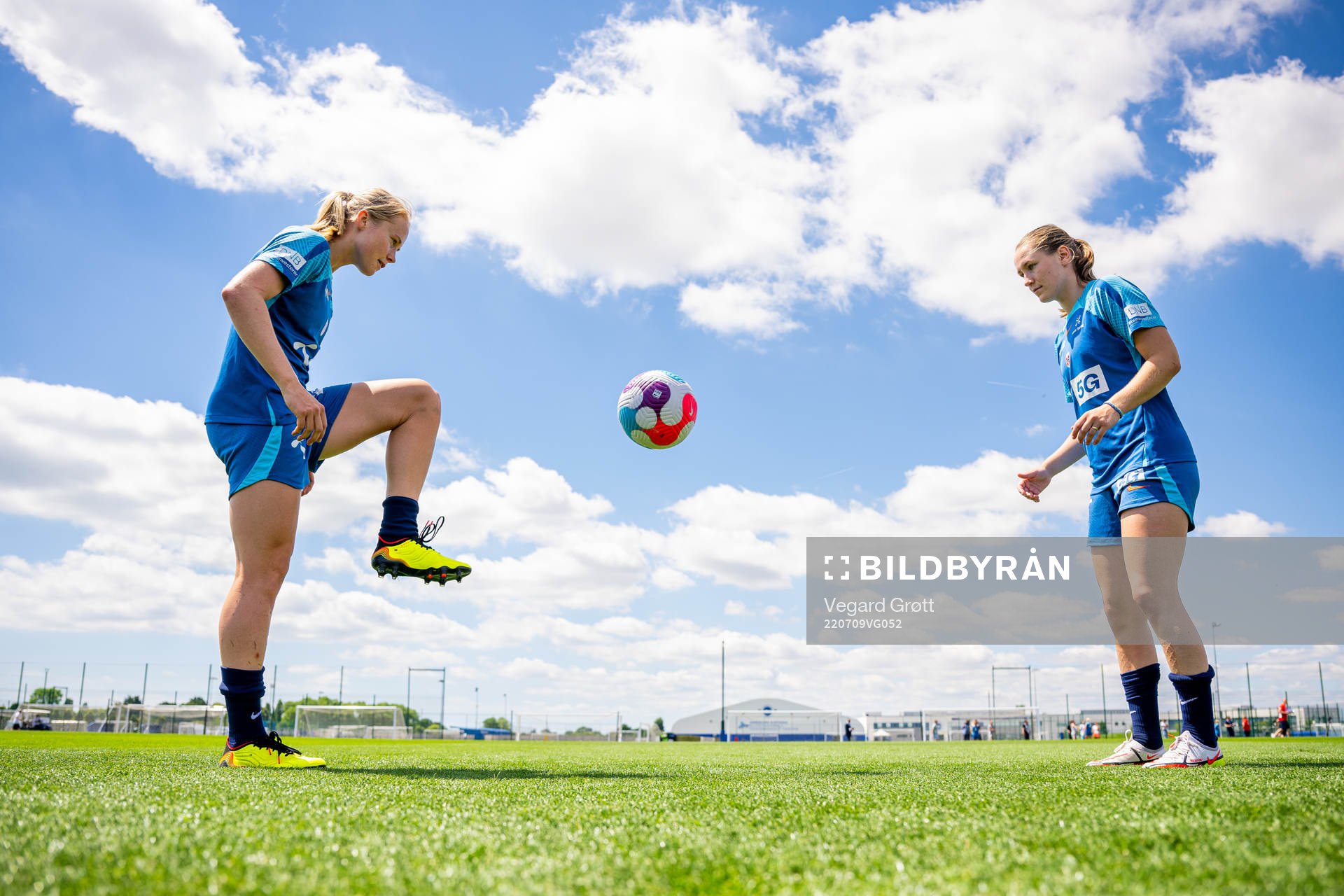 Julie Blakstad and Elisabeth Terland of the Norwegian