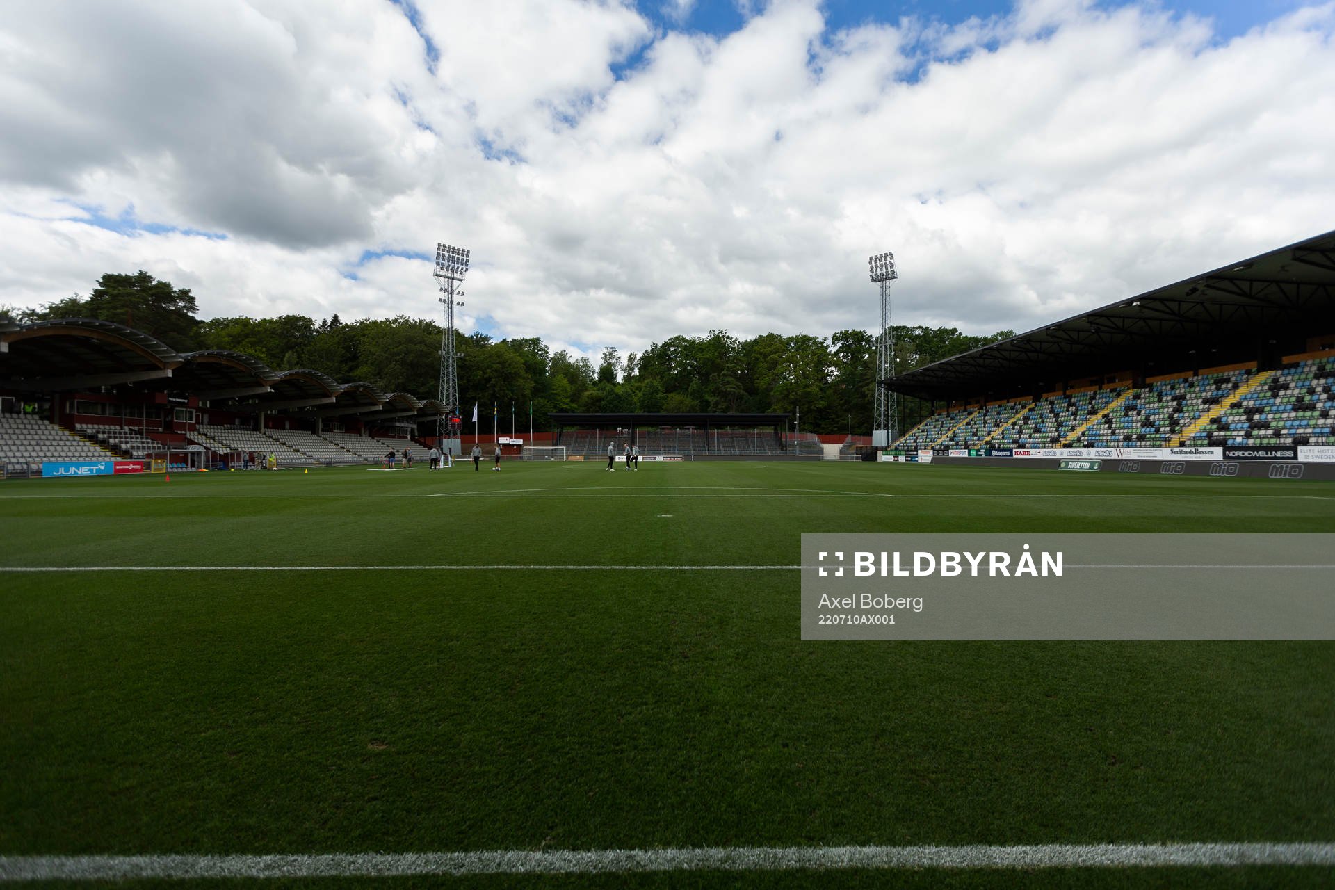 Interiör av Stadsparksvallen