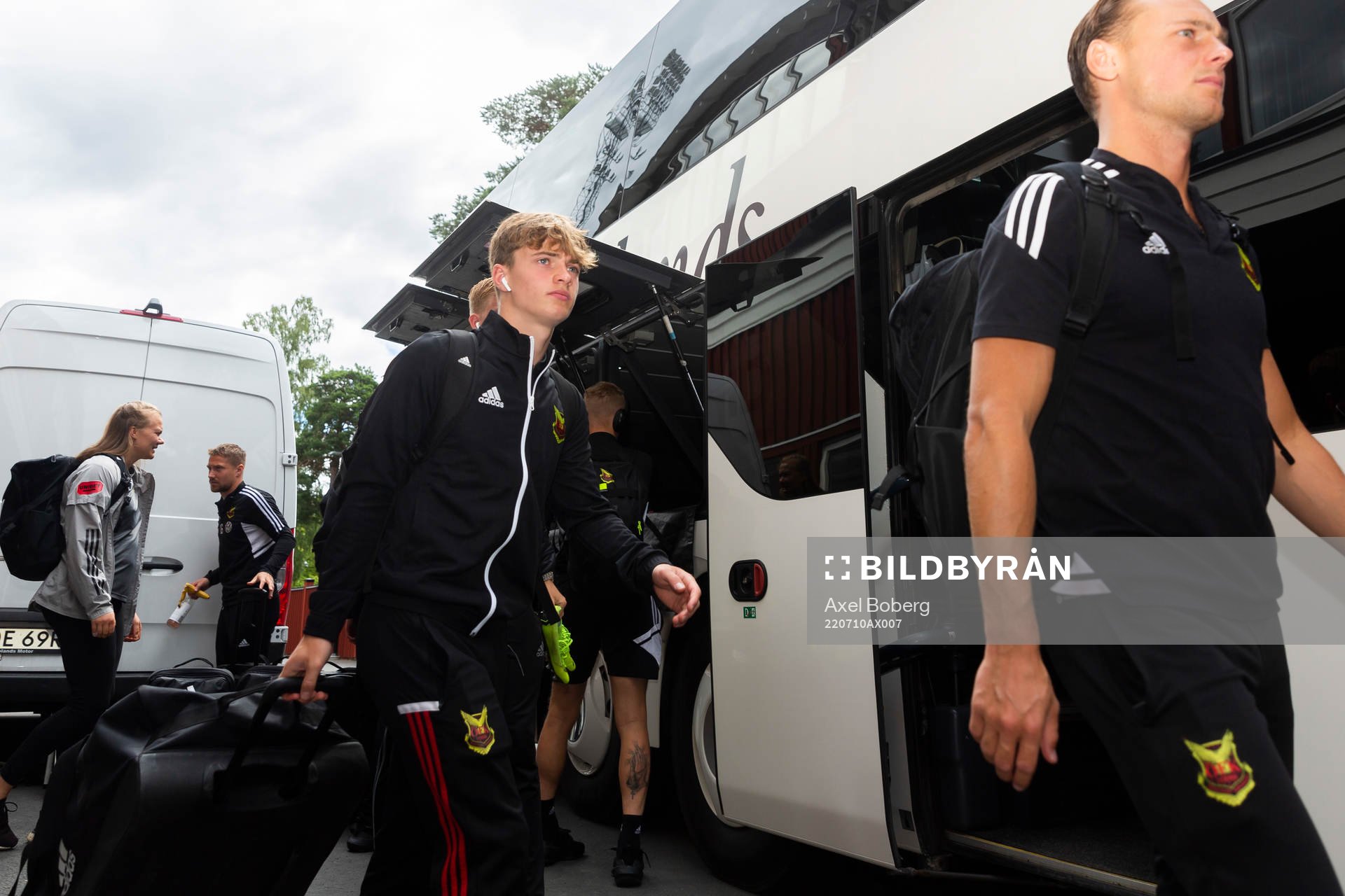 Östersunds Henrik Bellman  anländer