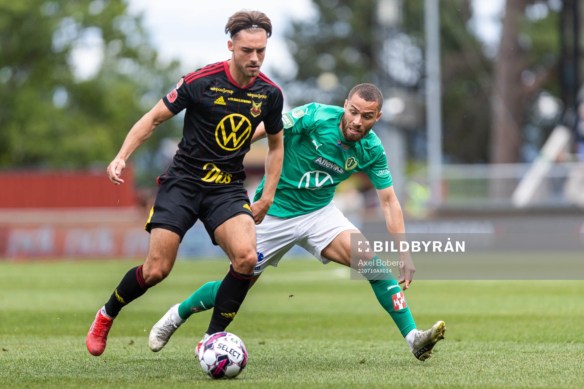 Östersunds Felix Hörberg och Jönköpings Södras Malkolm