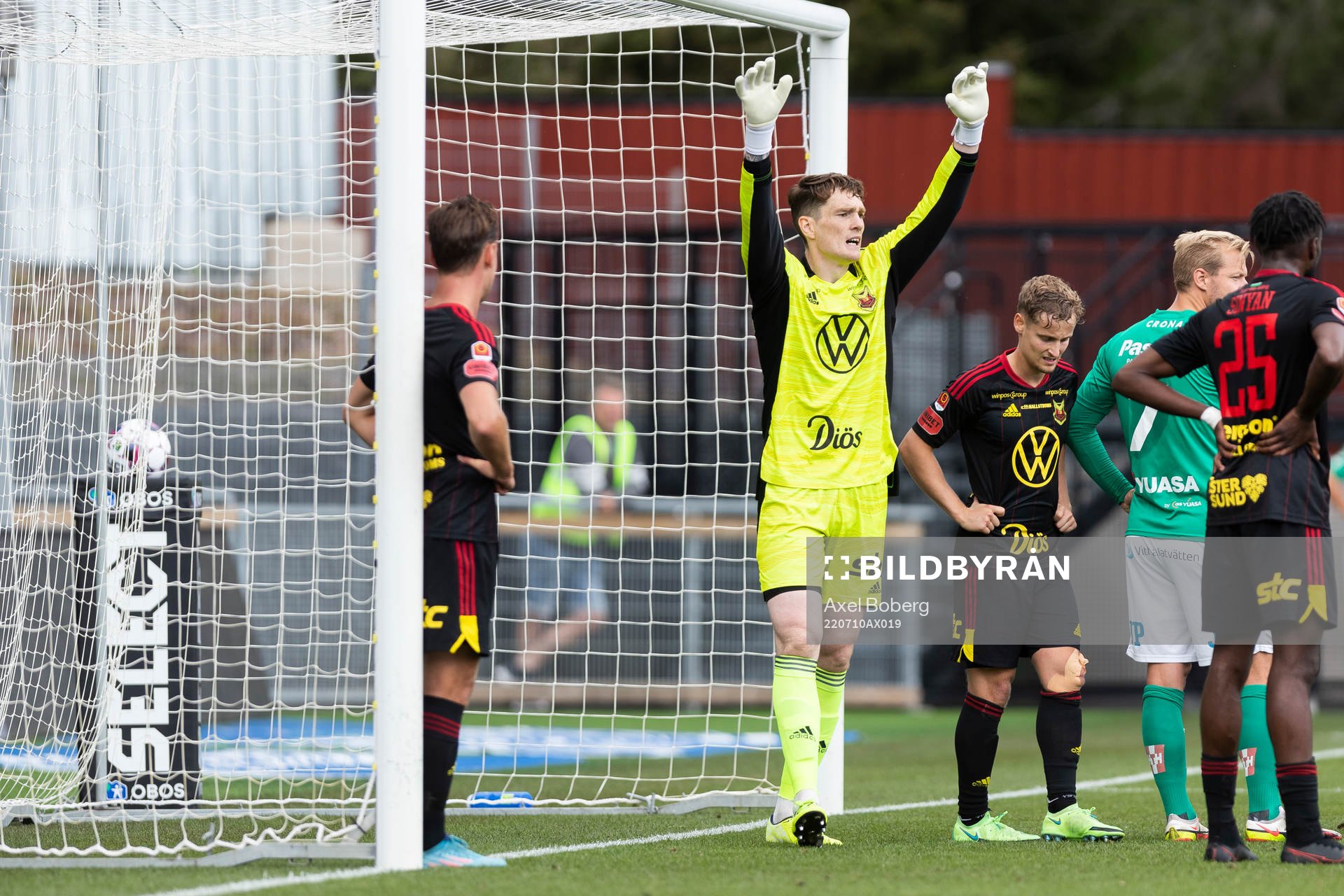 Östersunds målvakt Aly Keita