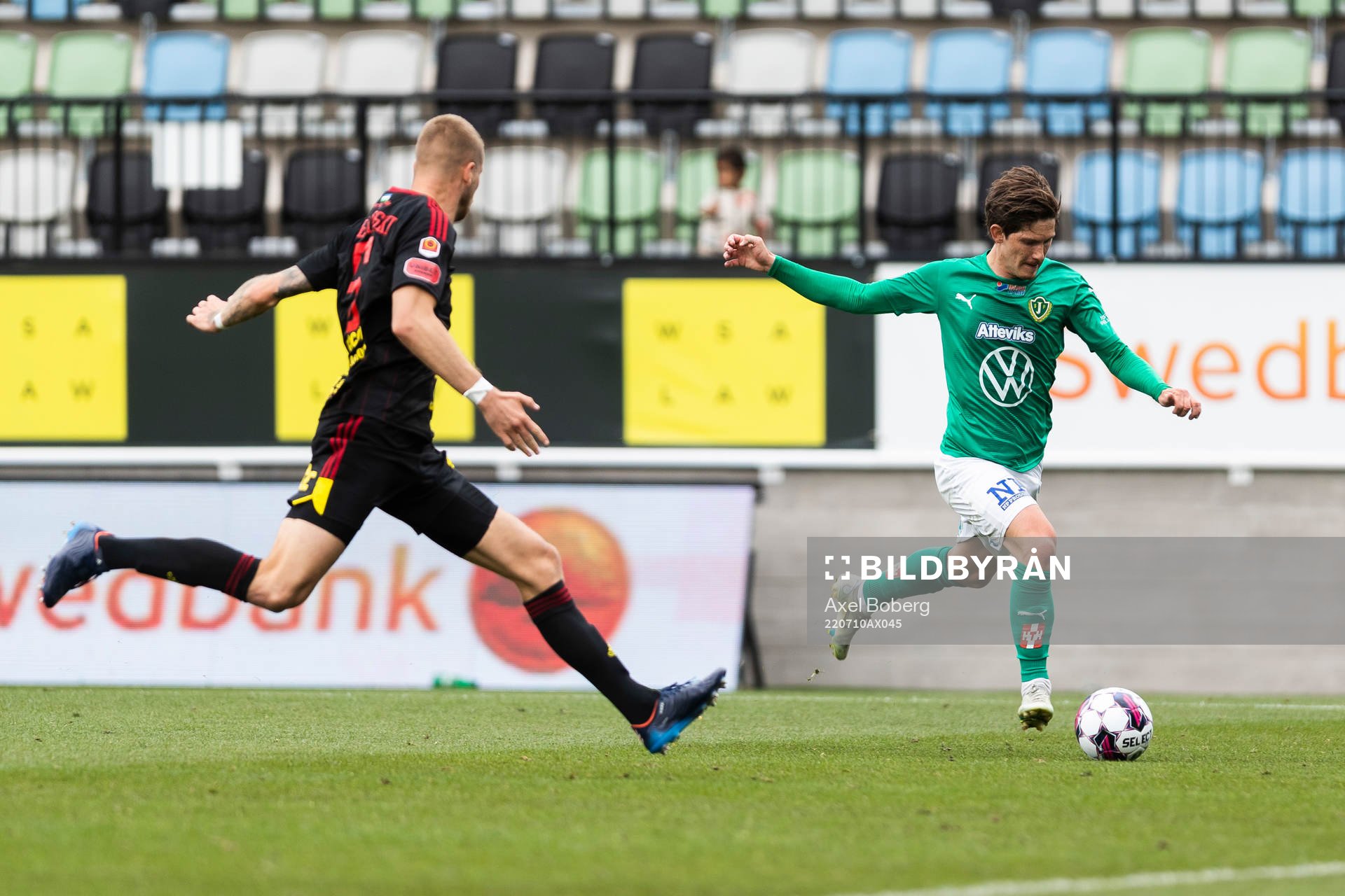 Östersunds Mansour Sinyan och Jönköpings Robin Book