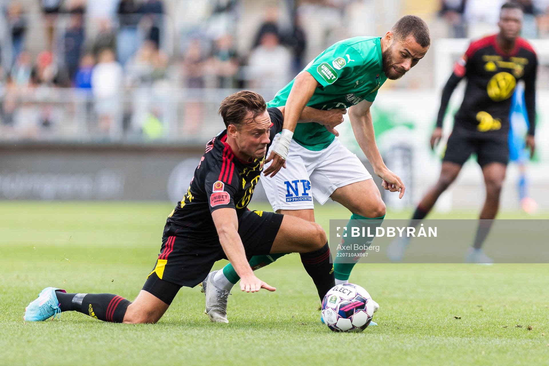 Östersunds Cesar Weilid och Jönköpings Malkolm Moenza