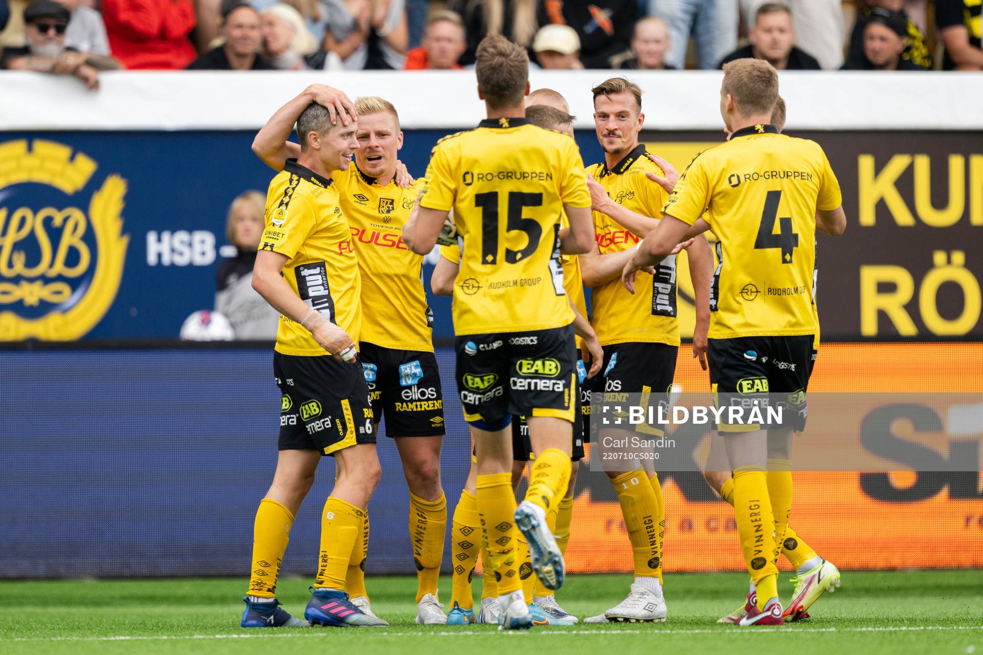 Elfsborgs spelare jublar
