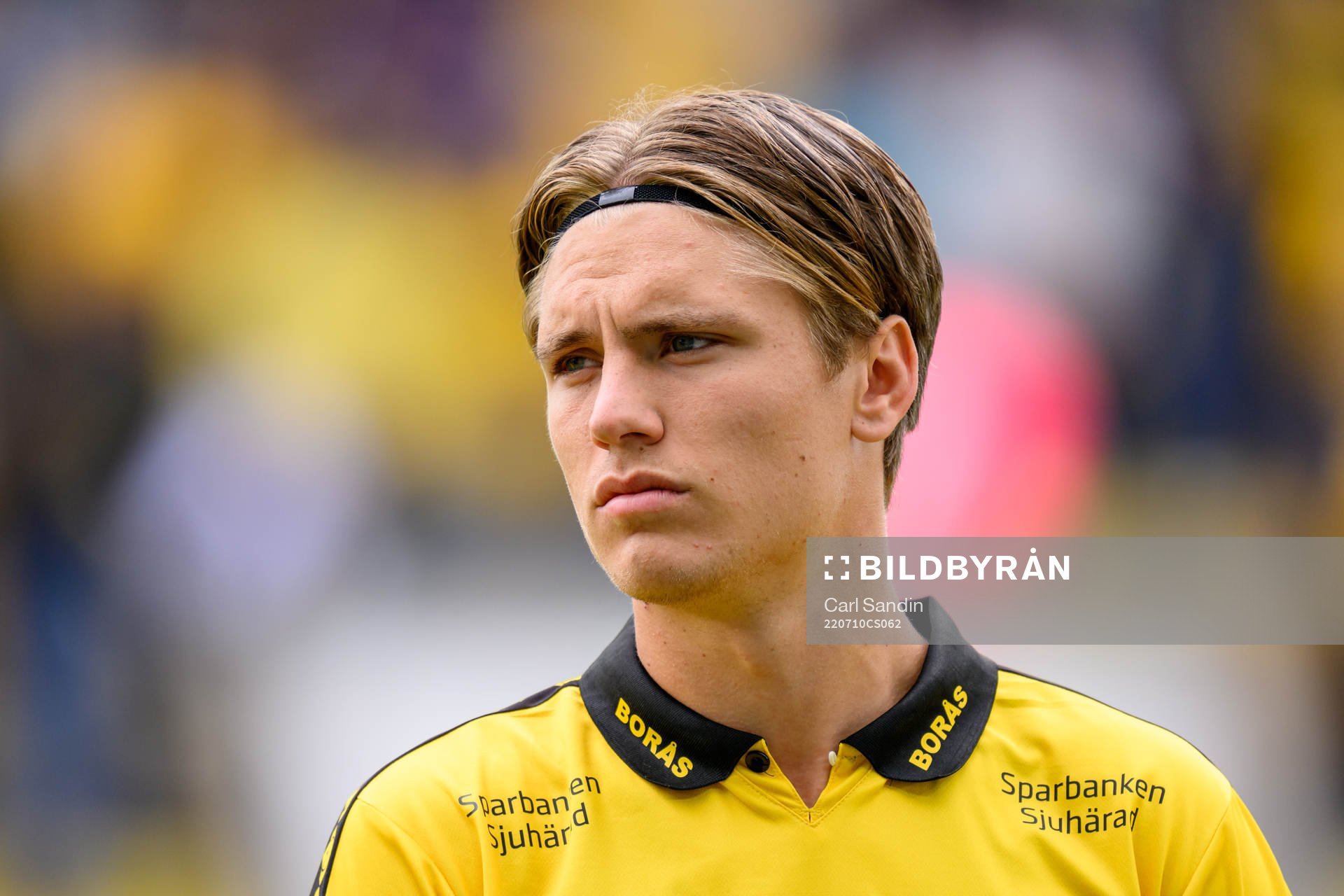 Elfsborgs Oliver Zanden vid lineup innan fotbollsmatchen i