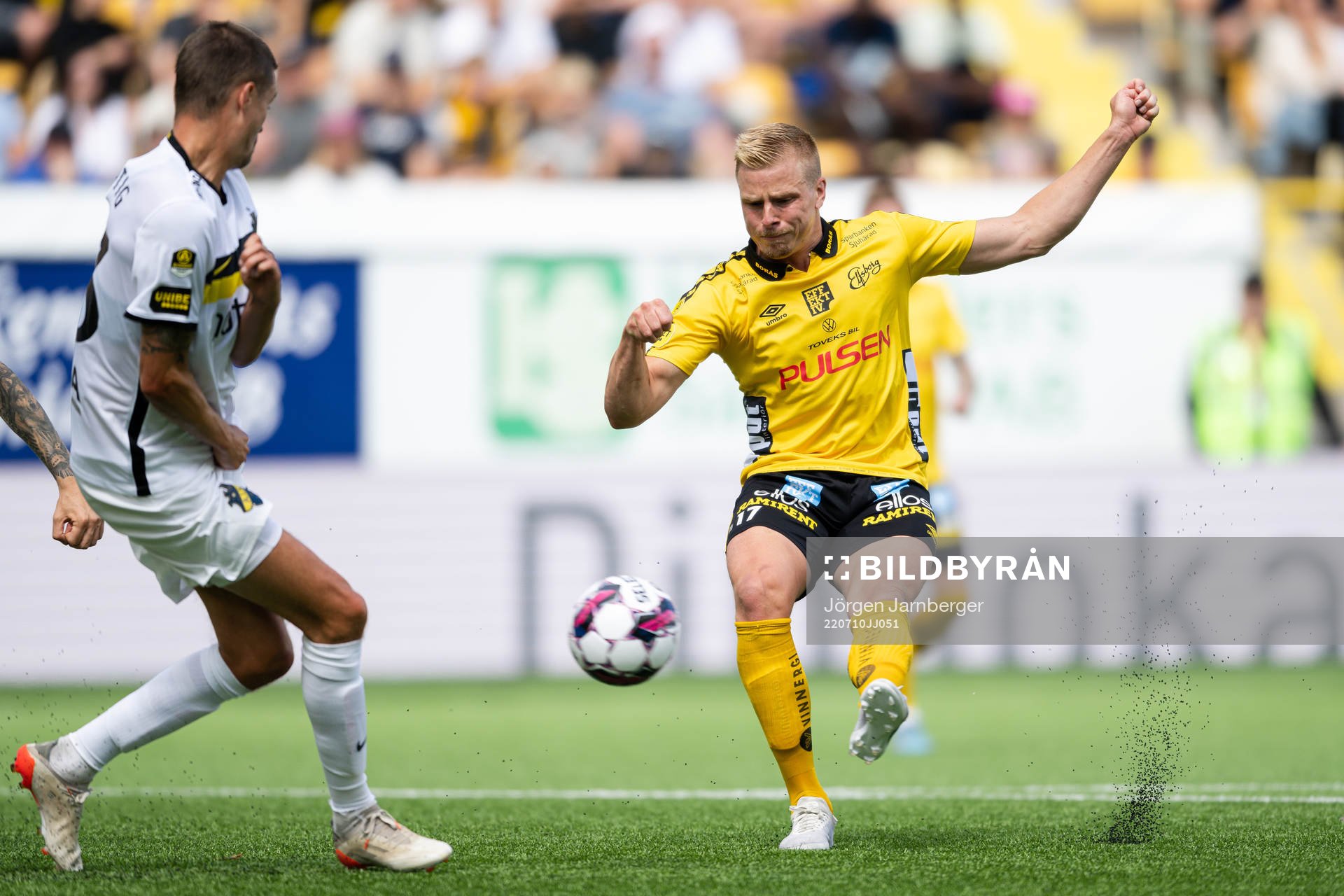 AIKs Mikael Lustig och Elfsborgs Per Frick