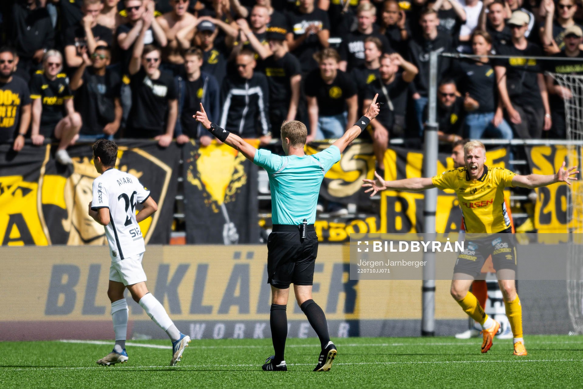 Domare Glenn Nyberg med en bortdömd straff