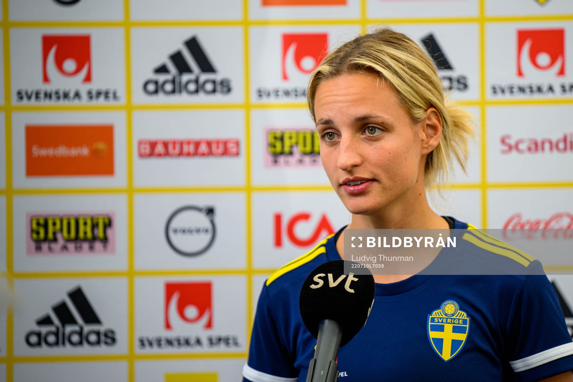 Nathalie Björn of the Swedish women's national football