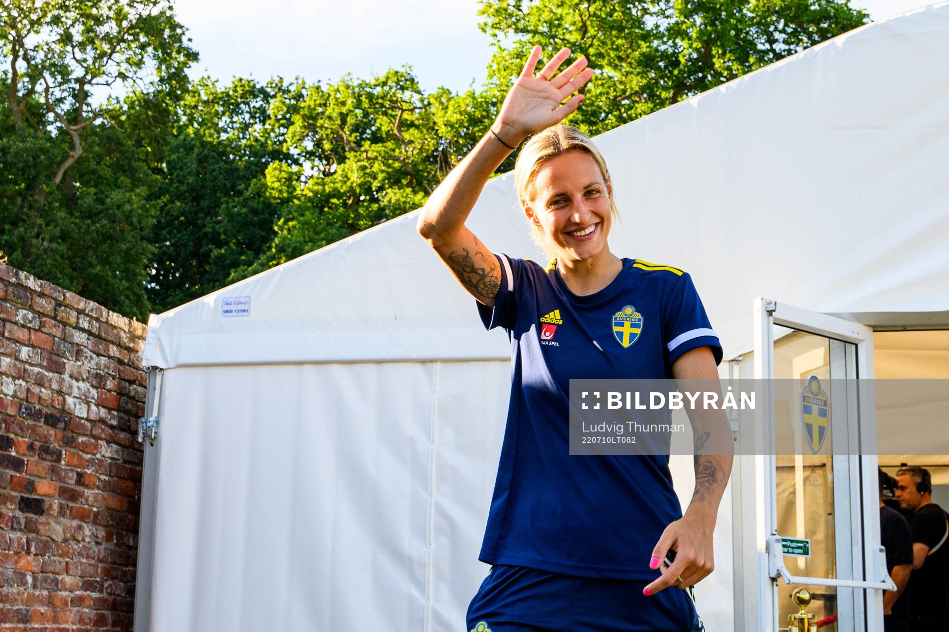 Nathalie Björn of the Swedish women's national football