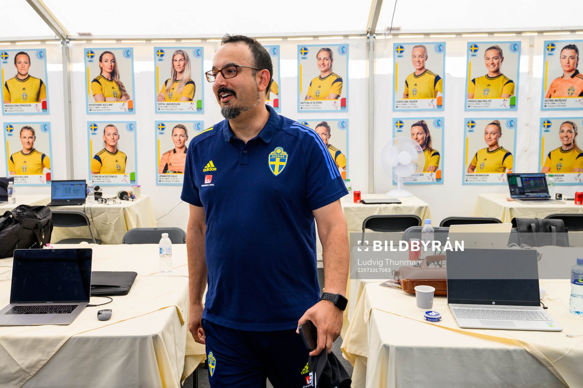 Houman Ebrahimi, doctor of the Swedish women's national