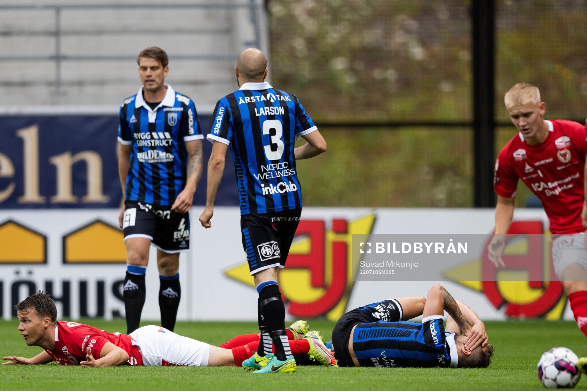 Kalmars Simon Skrabb och Sirius Filip Rogic har ont