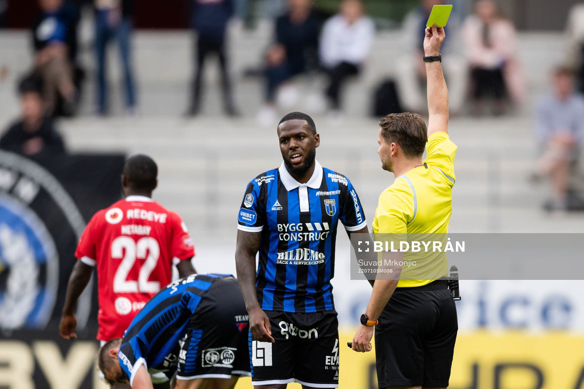 Sirius Christian Kouakou får en varning