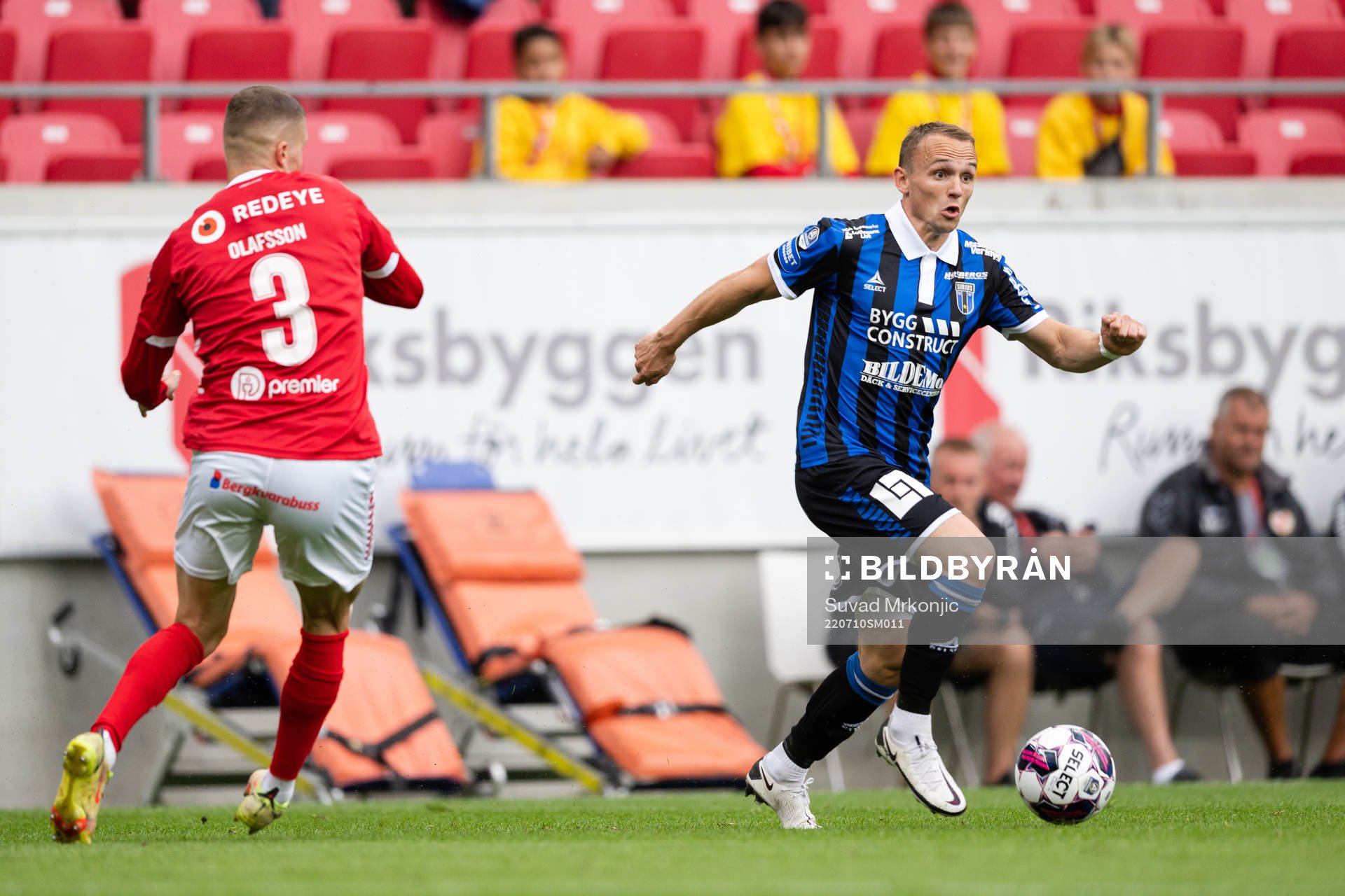 Kalmars David Kristjan Olafsson och Sirius Aron Bjarnason
