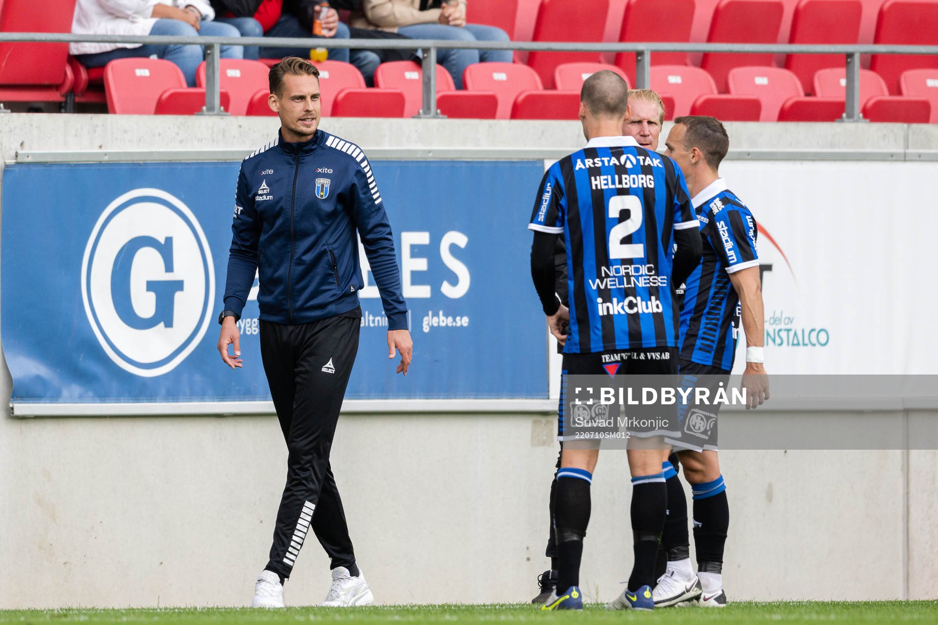 Sirius tränare Daniel Bäckström