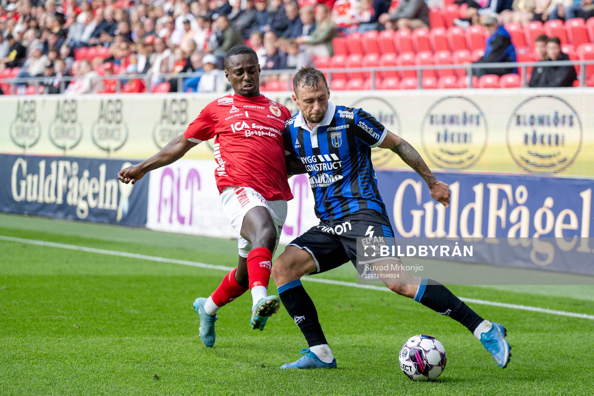 Kalmars Nahom Girmai Netabay och Sirius Filip Rogic