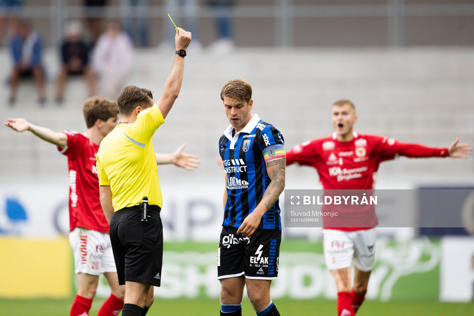 Sirius Marcus Klingenberg Mathisen får en varning