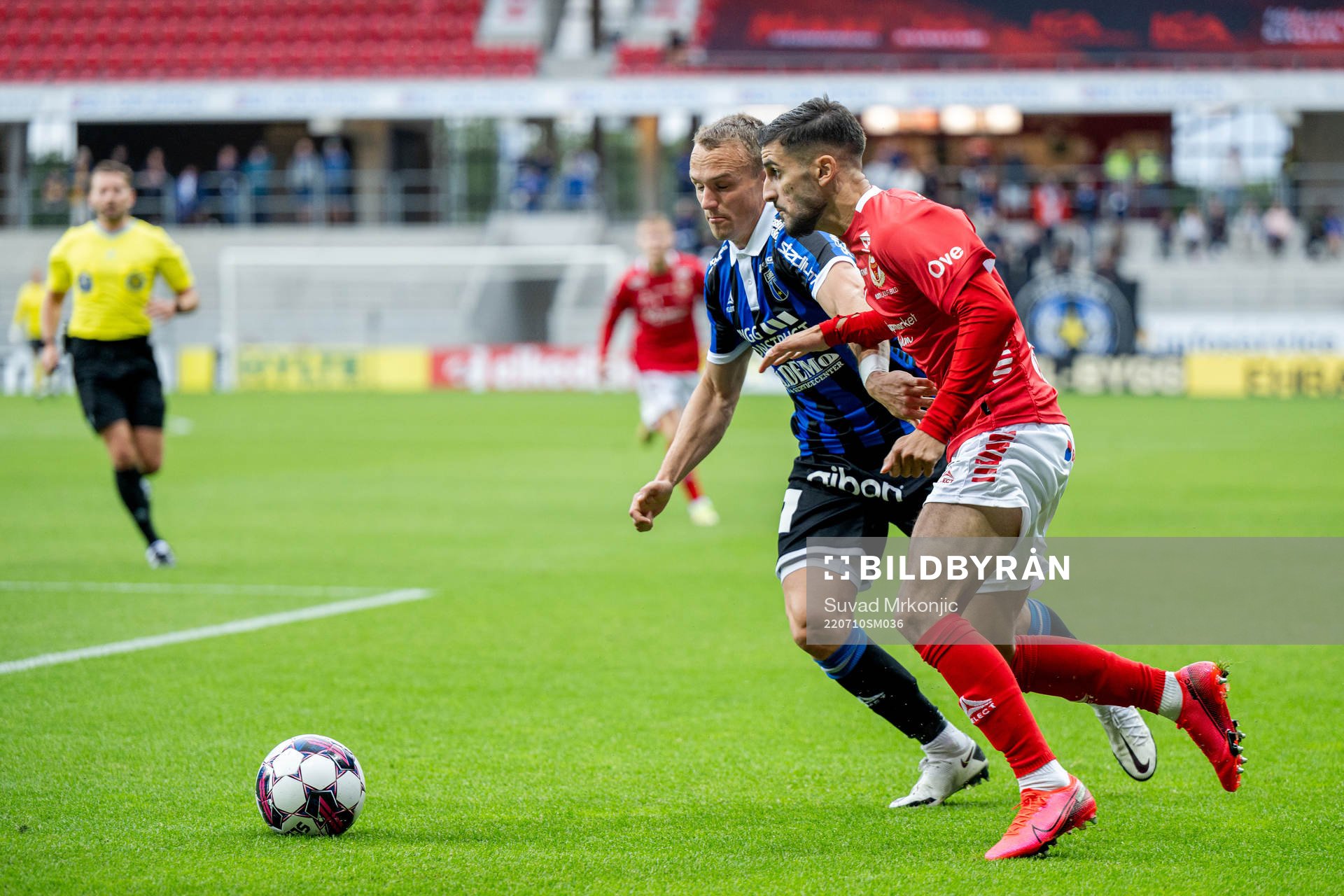 Sirius Aron Bjarnason och Kalmars Noah Shamoun