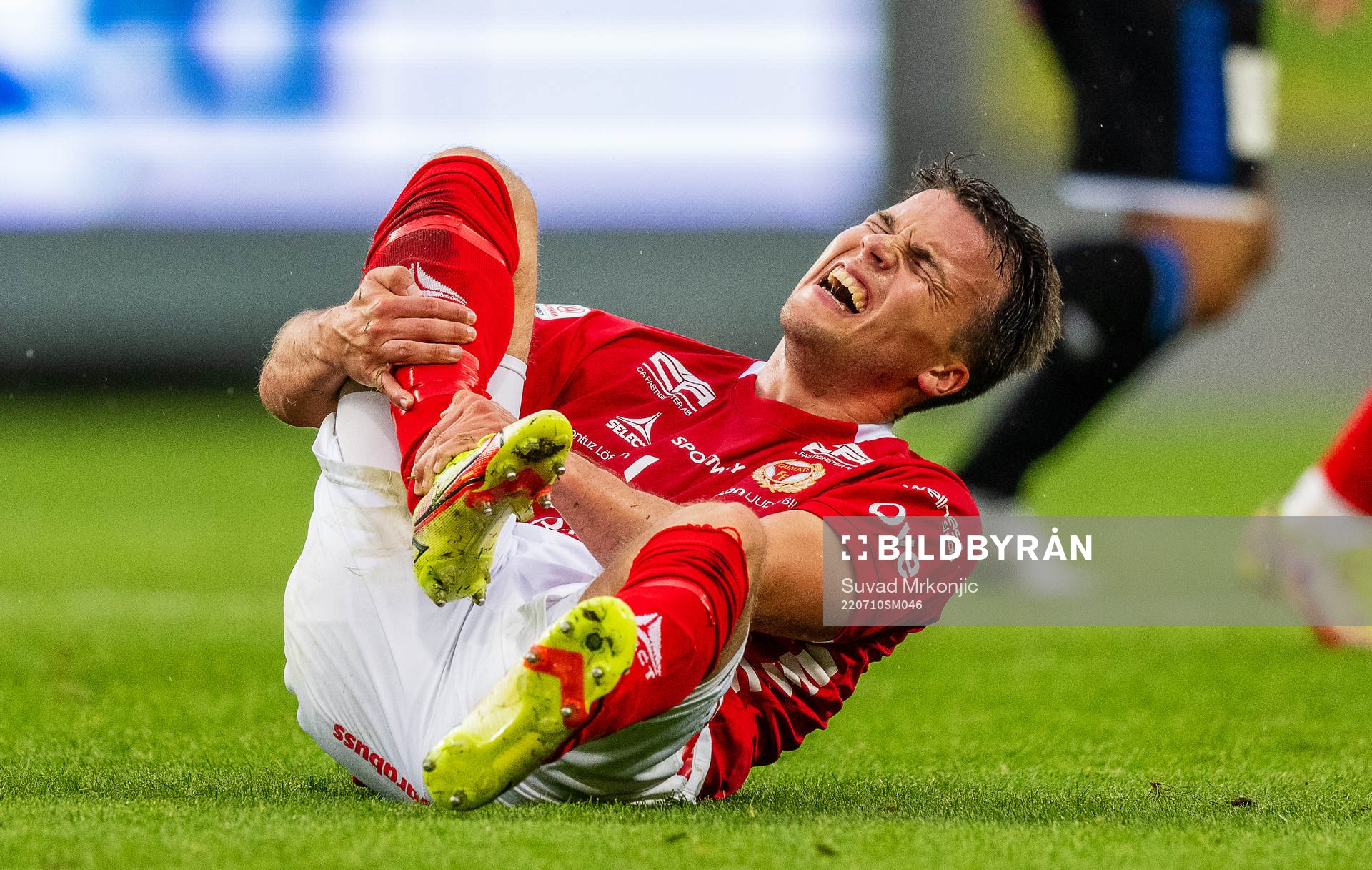 Kalmars Simon Skrabb har ont