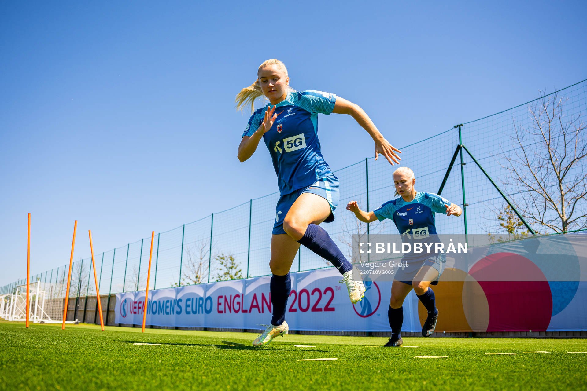 Anna Jøsendal of the Norwegian national football team at a