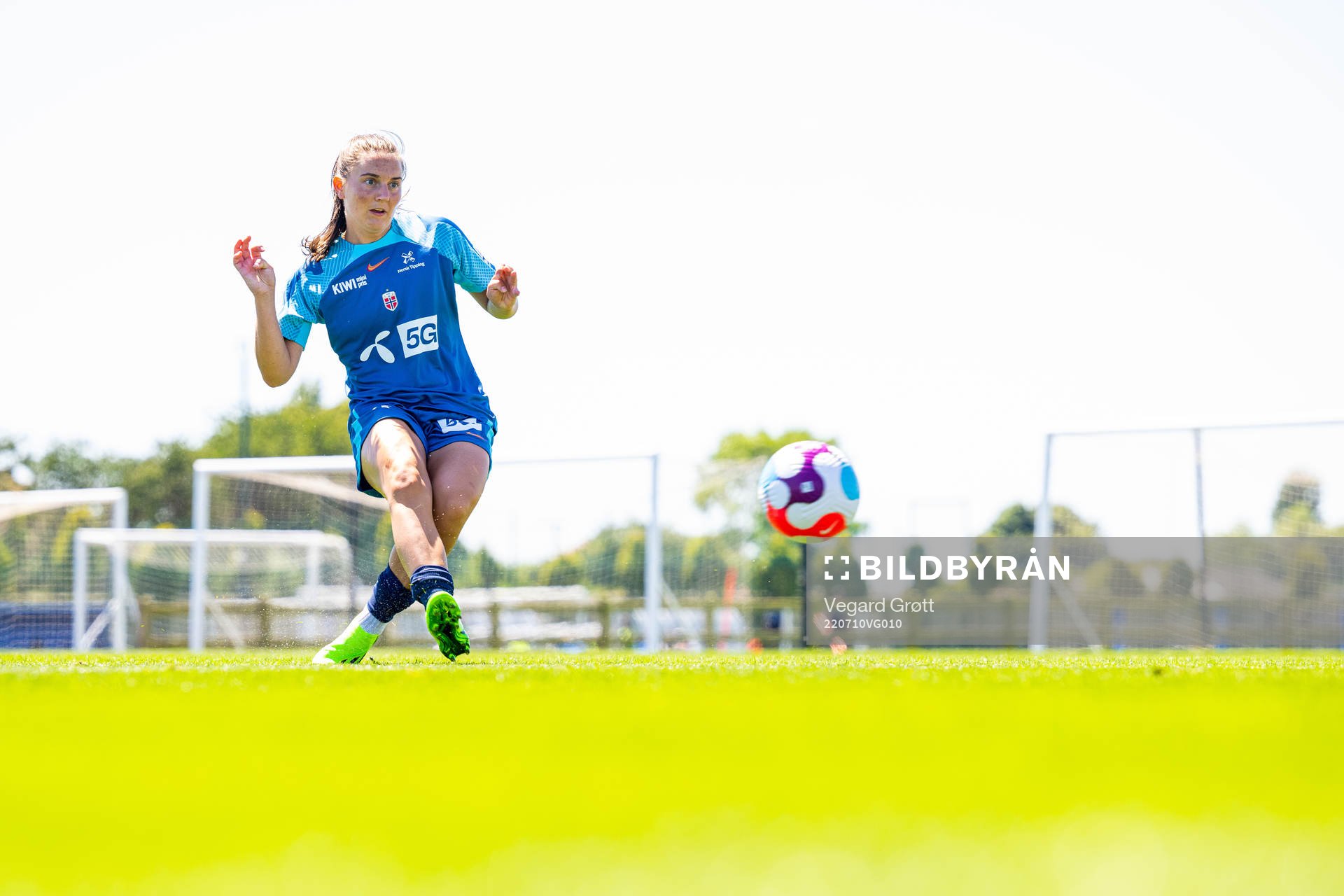 Vilde Bøe Risa of the Norwegian national football team at