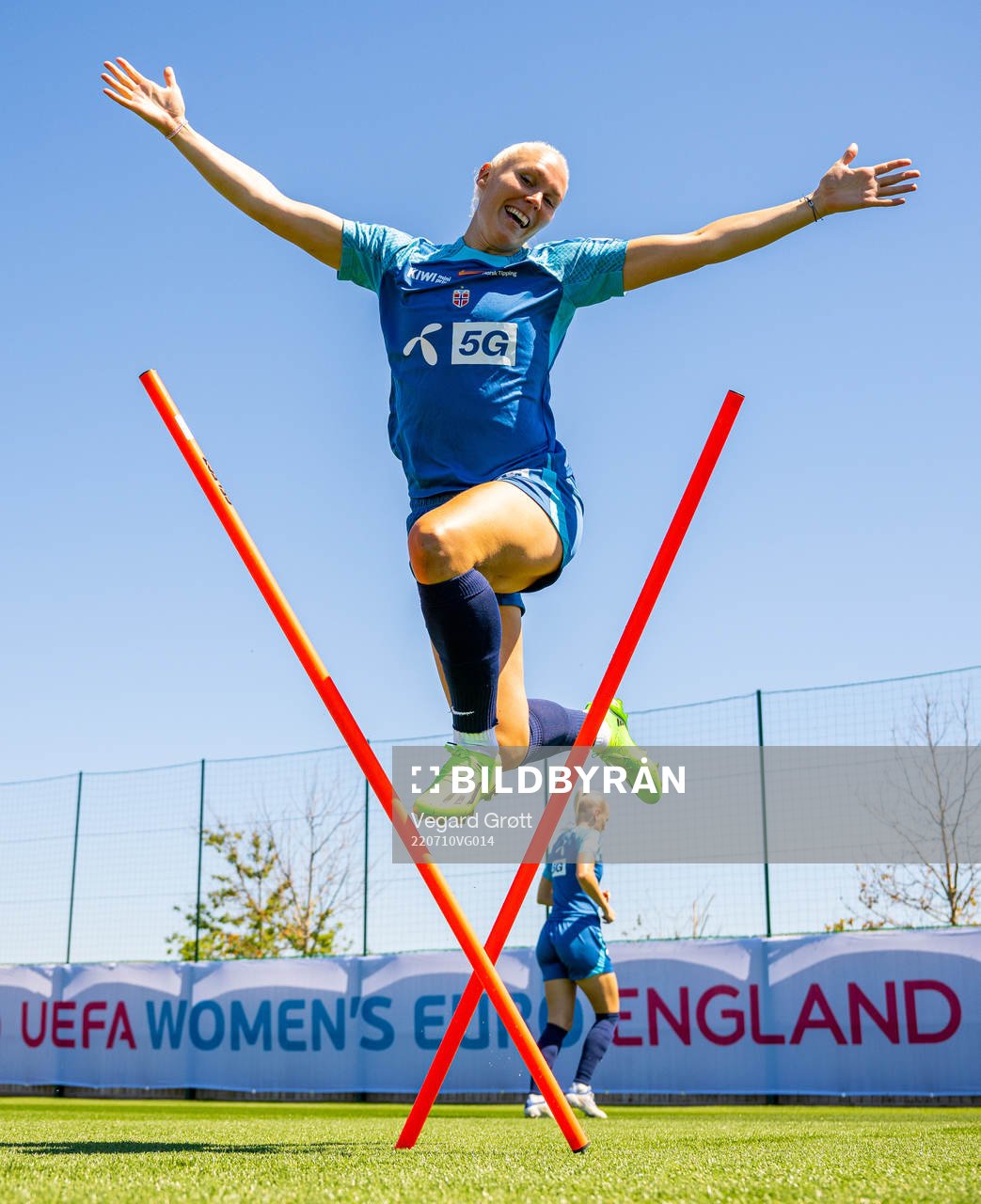 Maria Thorisdottir of the Norwegian national football team
