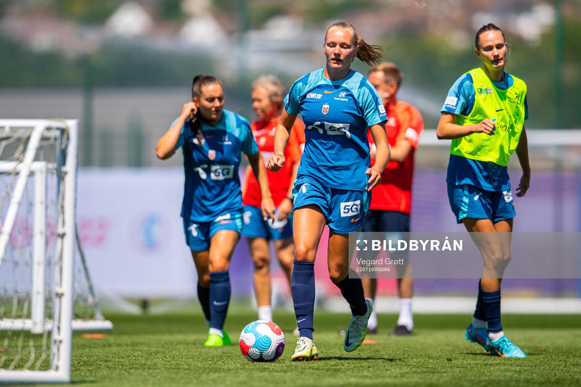 Frida Maanum of the Norwegian national football team at a