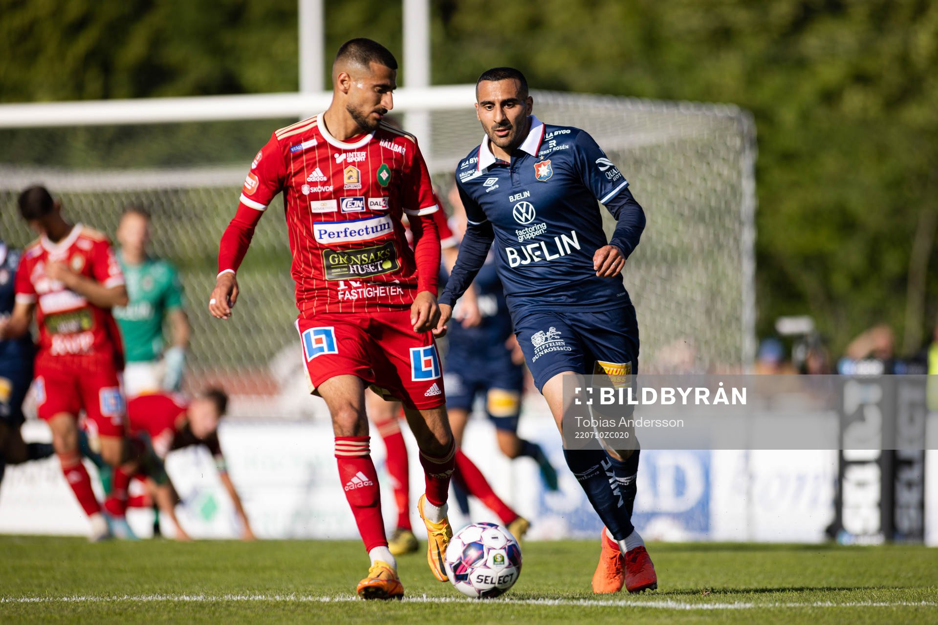 Örgrytes Sargon Abraham och Skövde AIKs Elmar Abraham