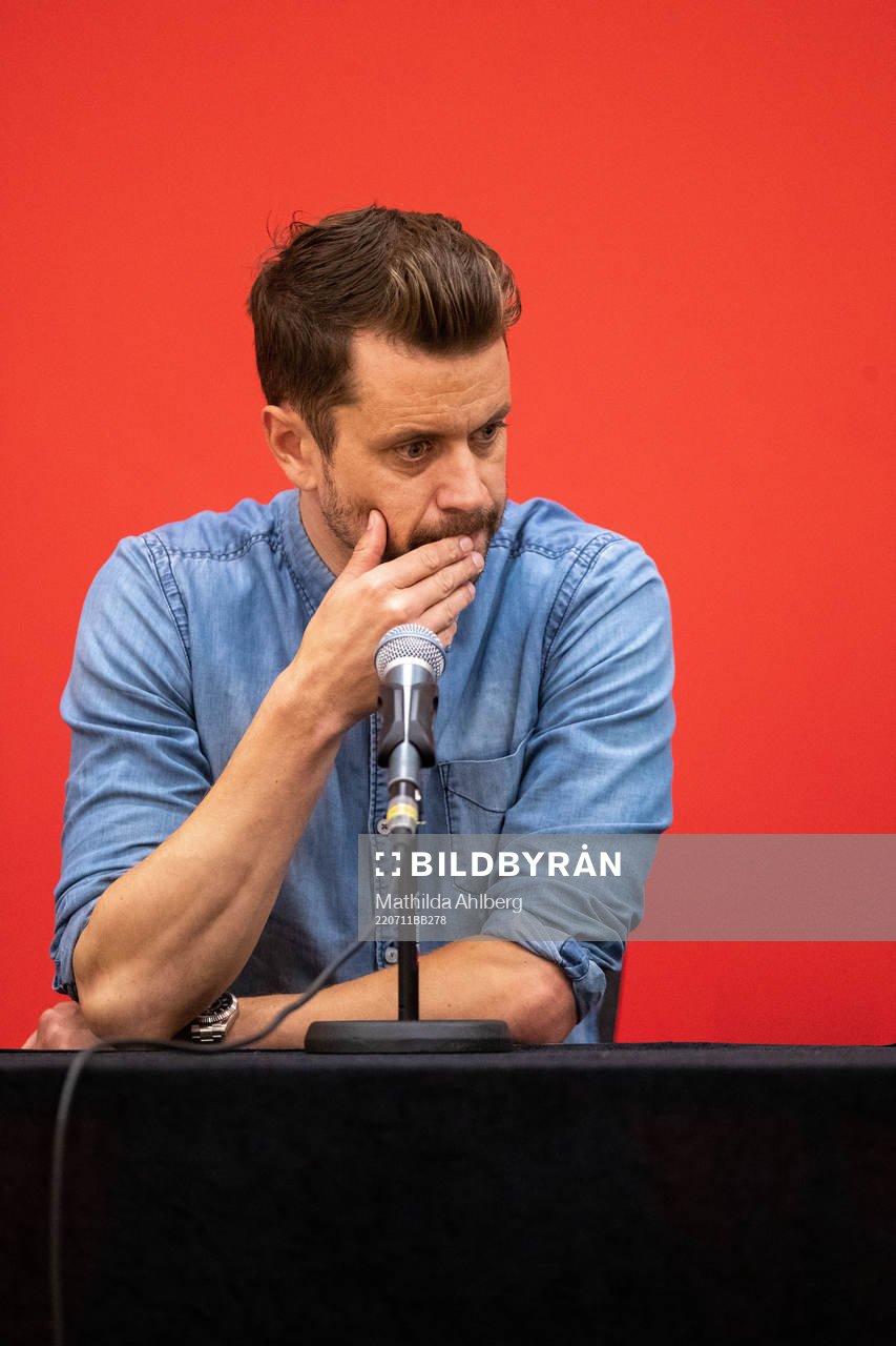 Kari Arnason, head of sports of Vikingur during a Press Conference with Vikingur on July 11, 2022 in Reykjavik.