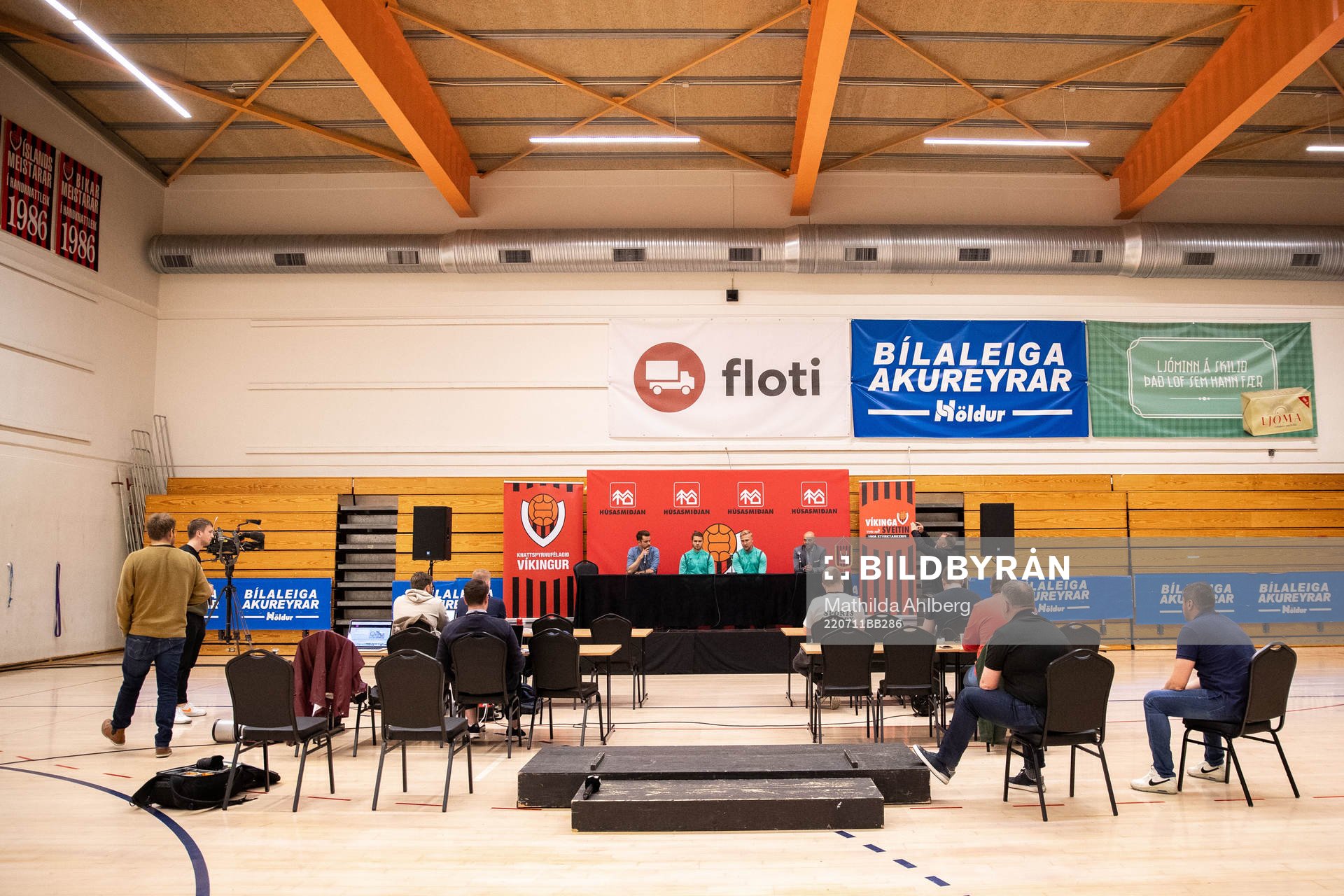Press Conference with Vikingur