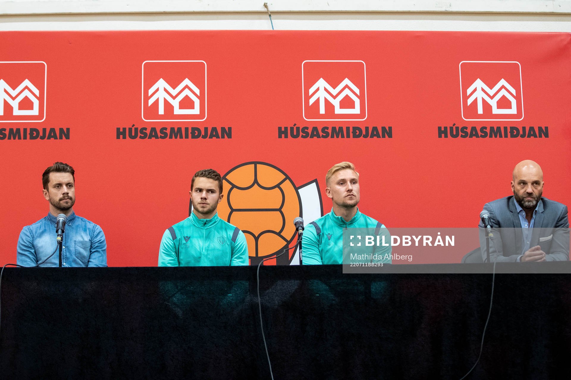 Kari Arnason, head of sports, Julius Magnusson, Peter
