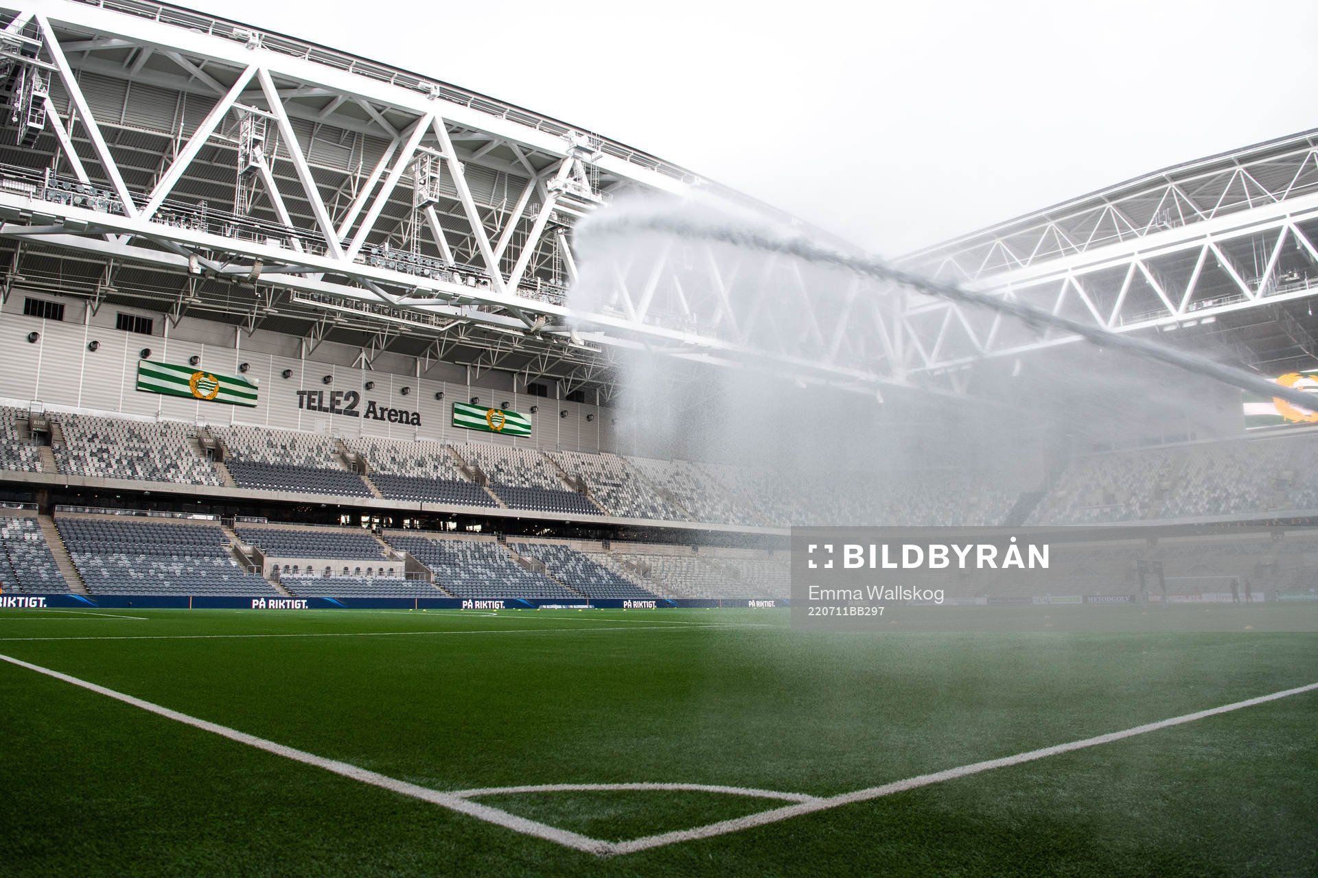 Interiör vy över Tele2 Arena