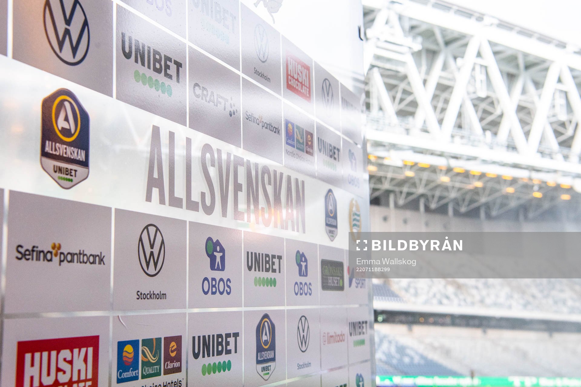 Interiör vy över Tele2 Arena