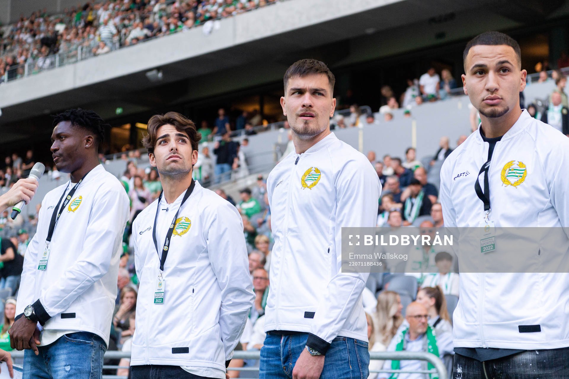 Hammarbys nyförvärv Nathaniel Adjei, David Concha, Pavle