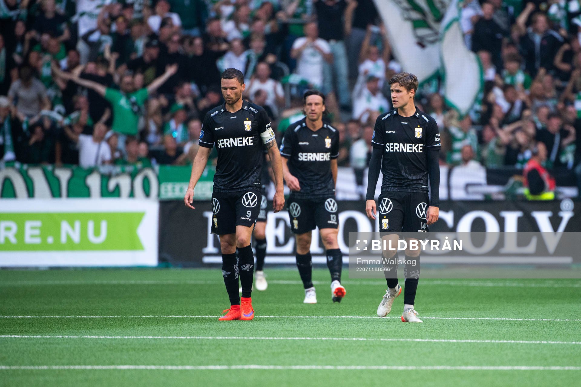 IFK Göteborgs Marcus Berg, Gustav Svensson och Gustaf
