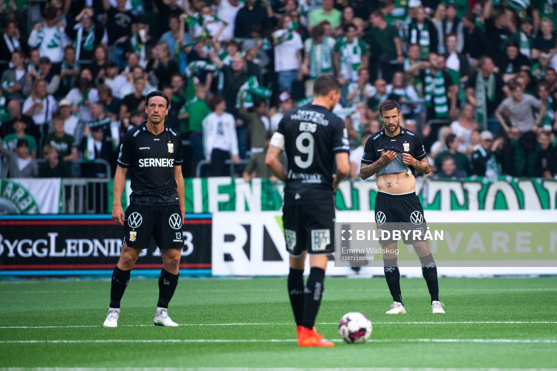 IFK Göteborgs Gustav Svensson, Marcus Berg och Mattias