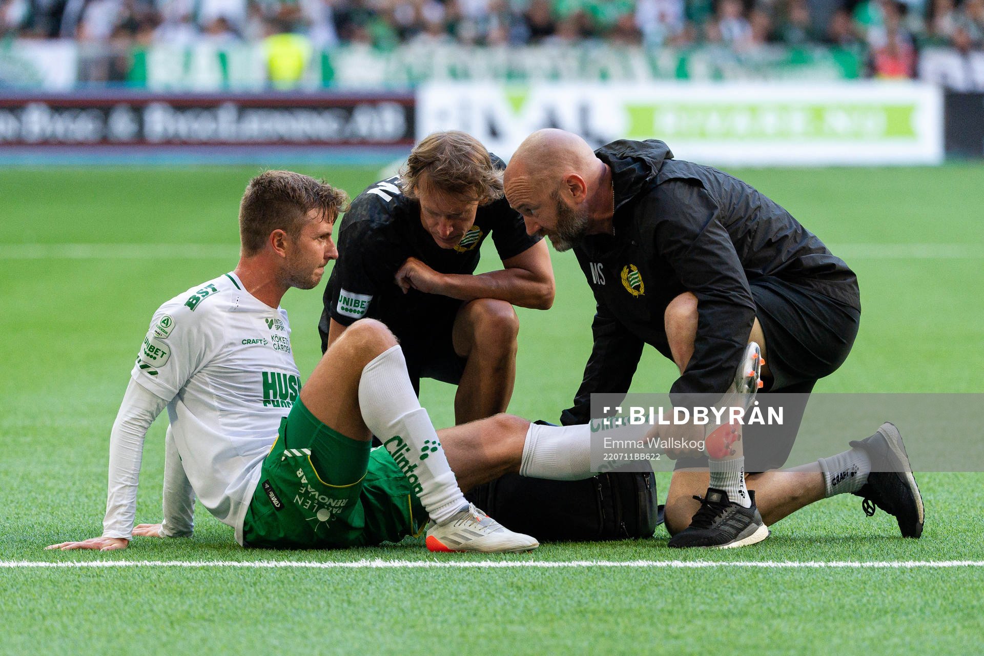 Hammarbys Joel Nilsson får vård
