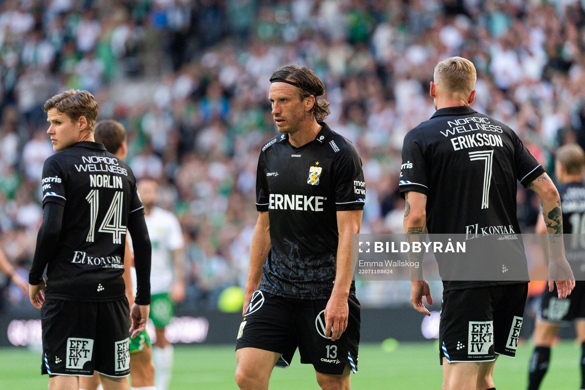IFK Göteborgs Gustaf Norlin, Gustav Svensson och Sebastian