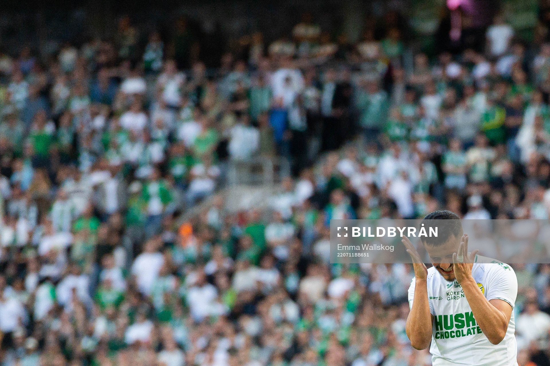 Hammarbys Astrit Selmani deppar