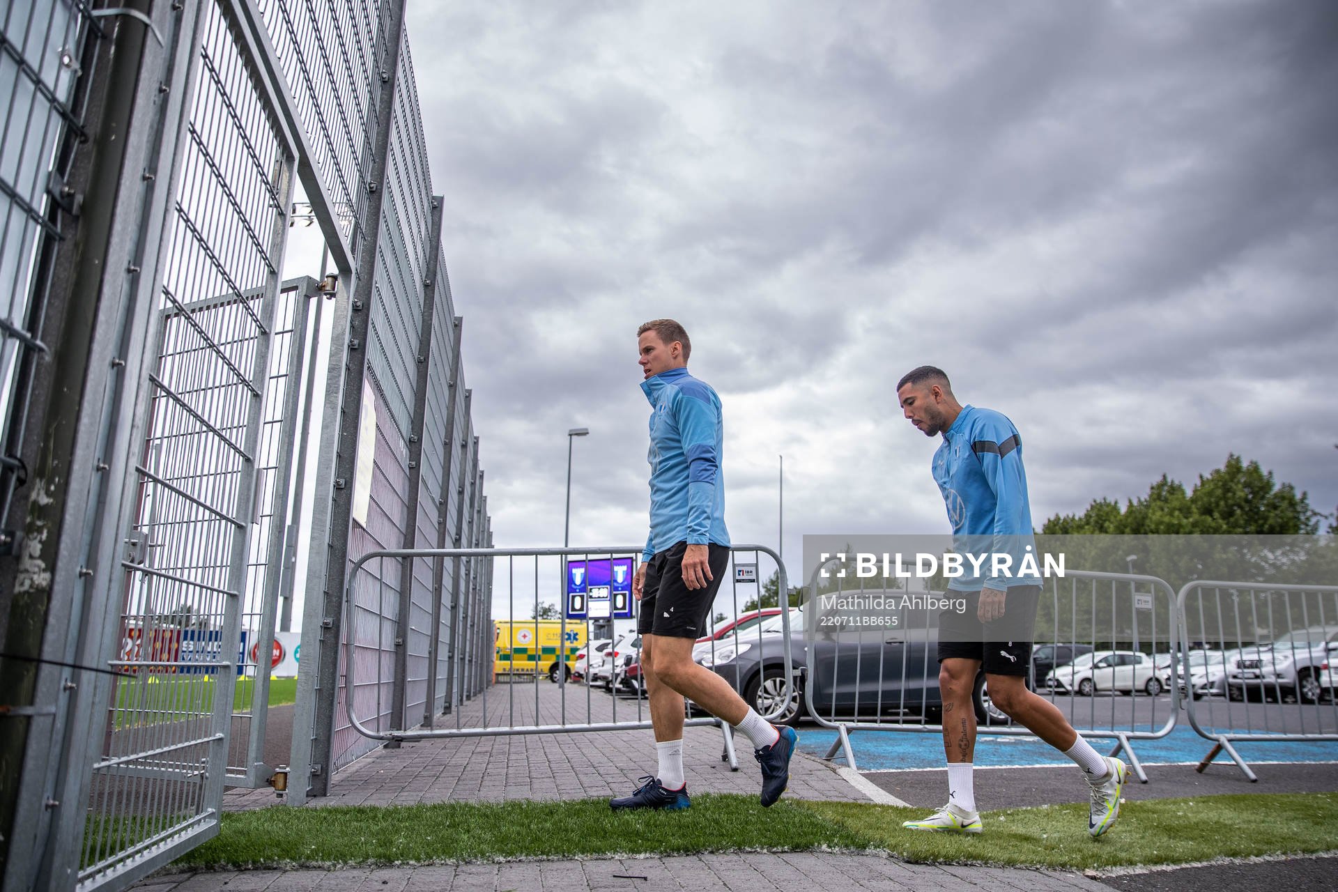 Niklas Moisander and Sergio Pena