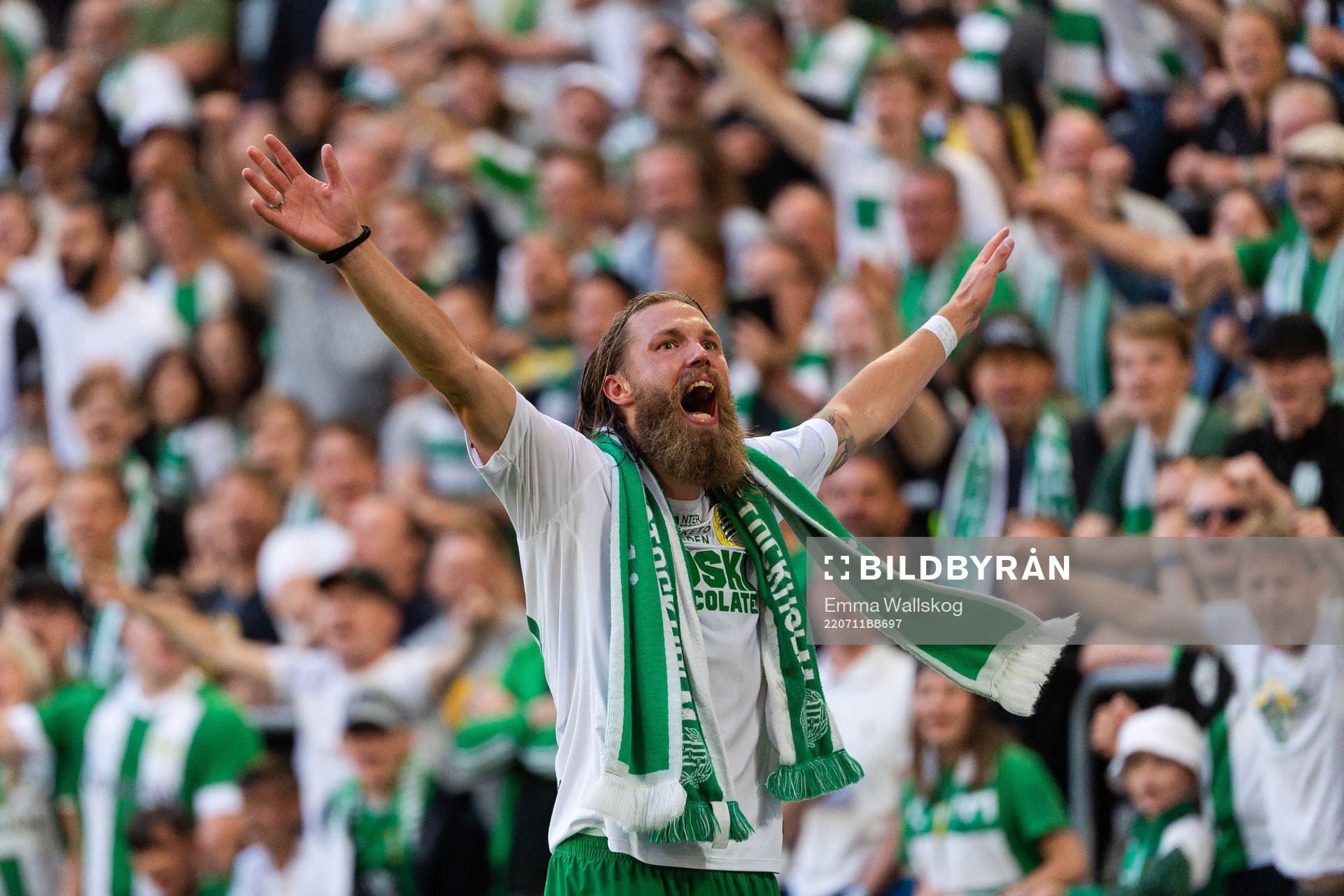 Hammarbys Bjørn Paulsen jublar