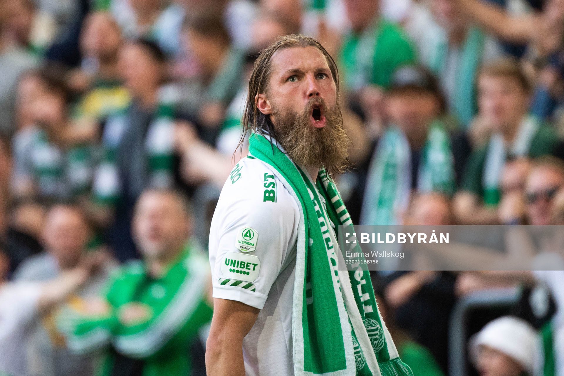 Hammarbys Bjørn Paulsen tackas av