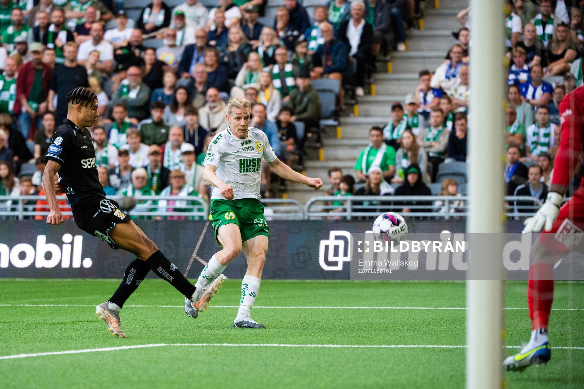 IFK Göteborgs Alexander Jallow och Hammarbys Gustav