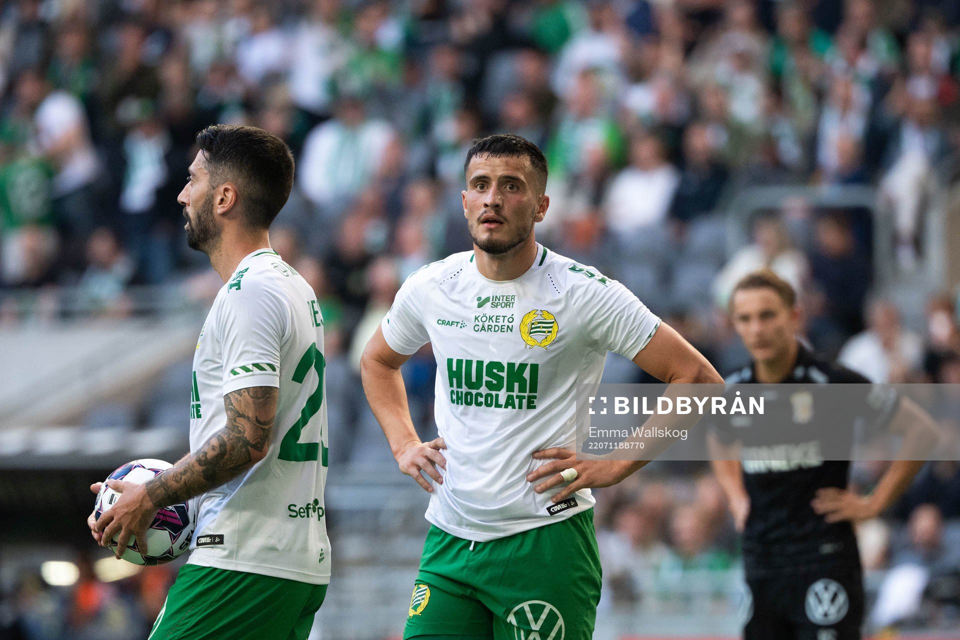 Hammarbys Astrit Selmani deppar