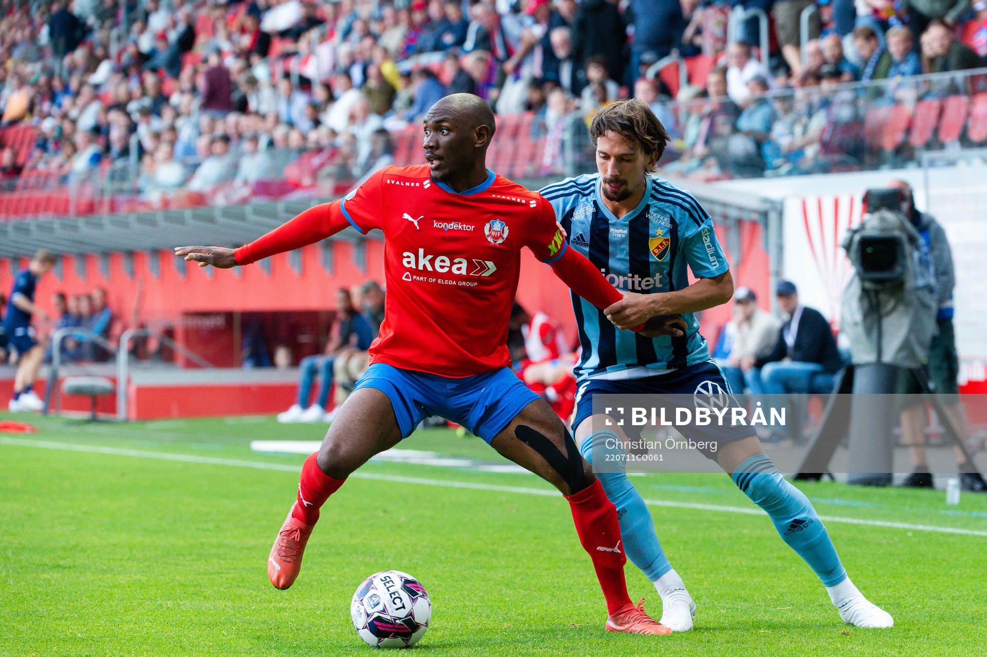 Helsingborgs Ravy Tsouka-Dozi och Djurgårdens Gustav