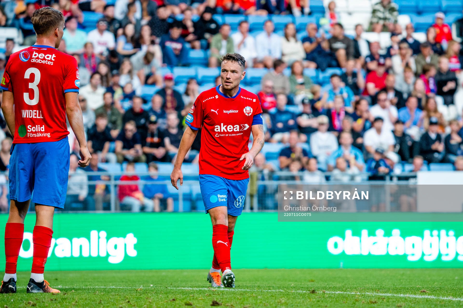 Helsingborgs Viljormur Davidsen deppar