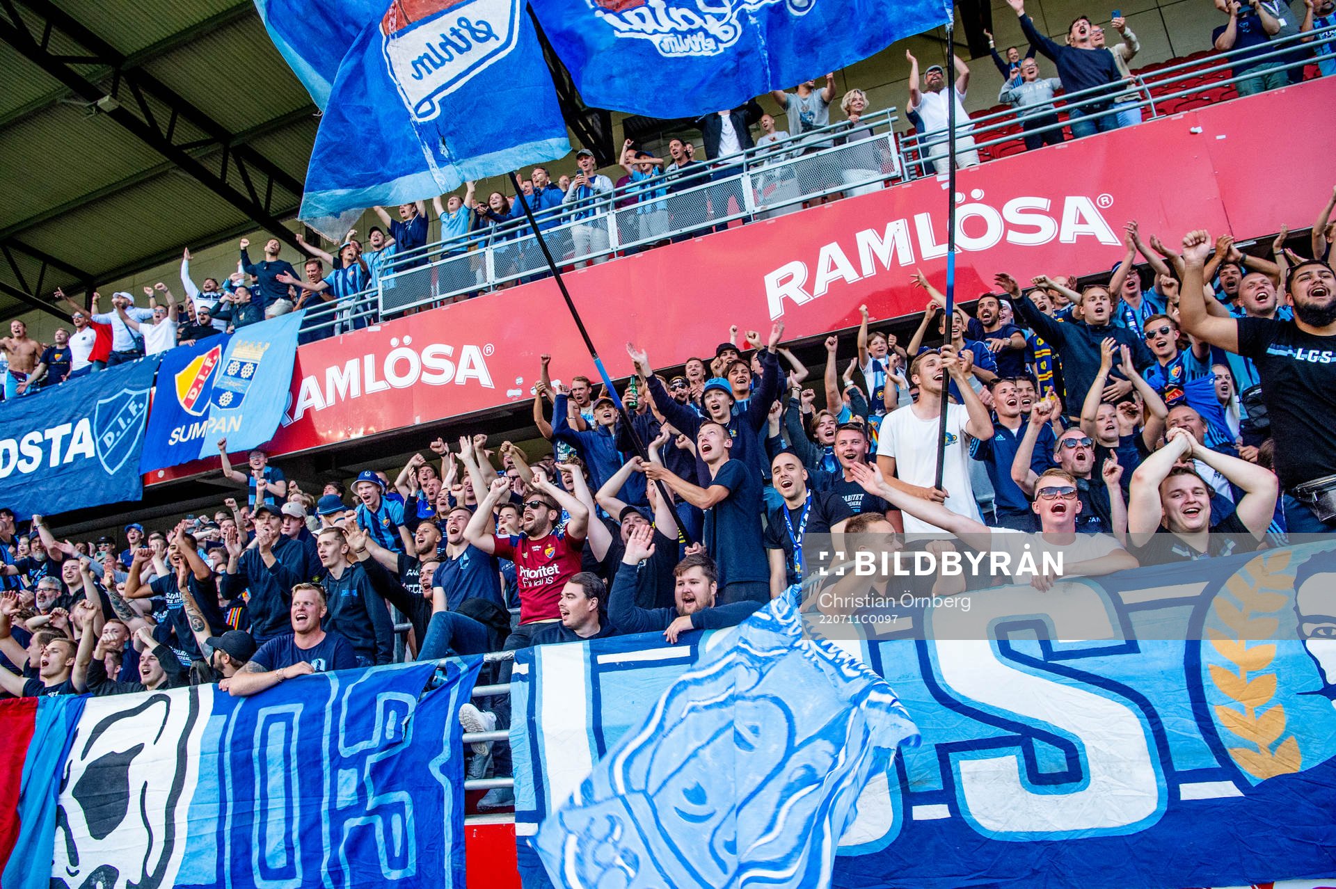 Djurgårdens supportrar