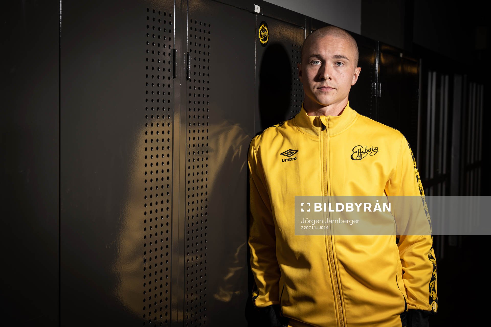 Elfsborgs nyförvärv Sebastian Holmén poserar för fotografering den 11 juli 2022 i Borås. 