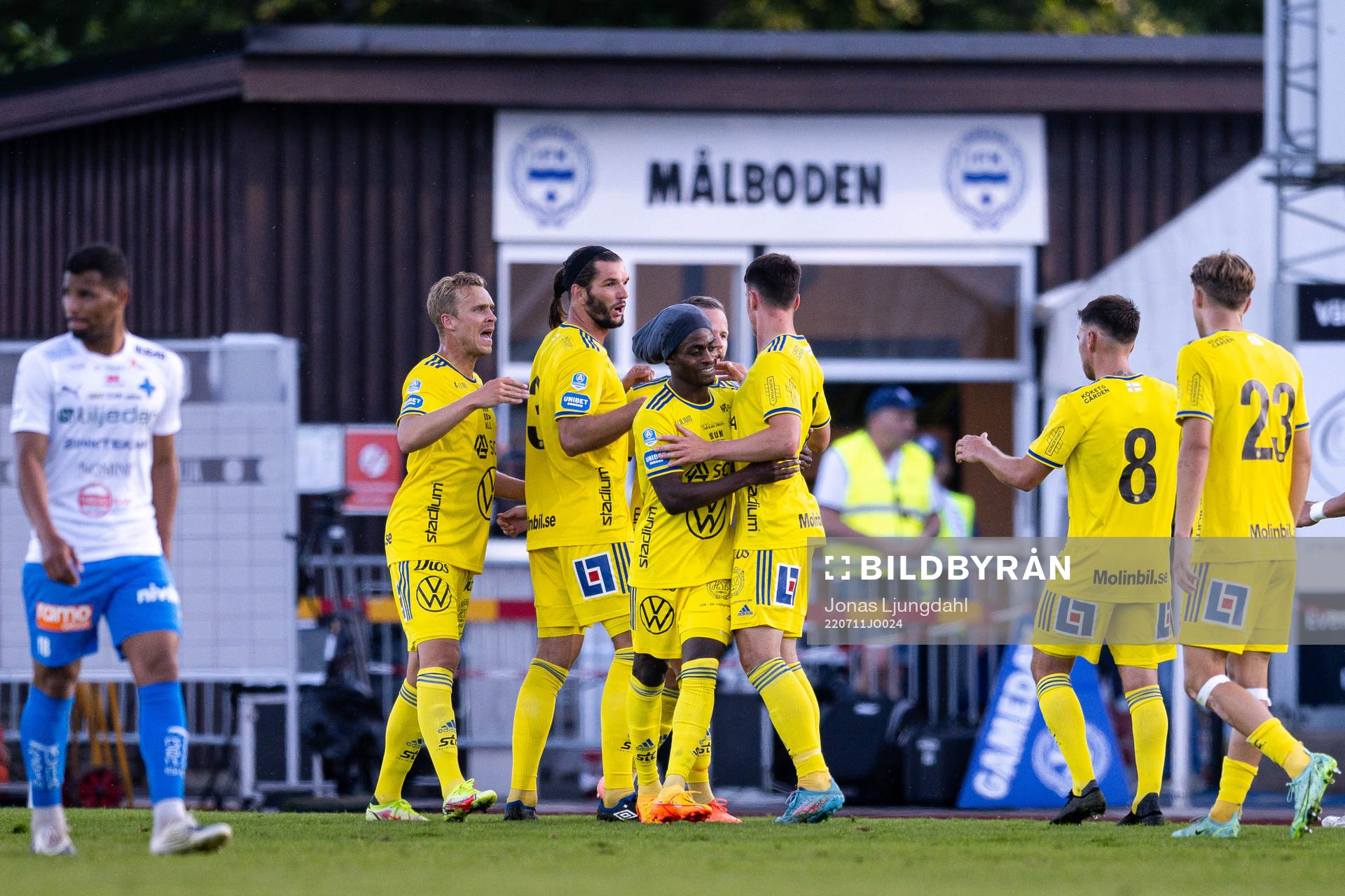 GIF Sundsvalls spelare jublar